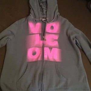 Volcom zip up hoodie
